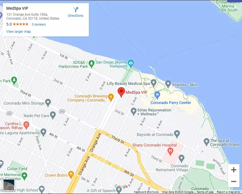 medspa vip map